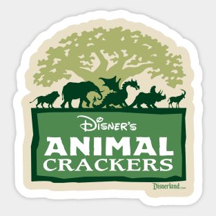 ANIMAL CRACKERS - DISNERLAND PARODY Sticker